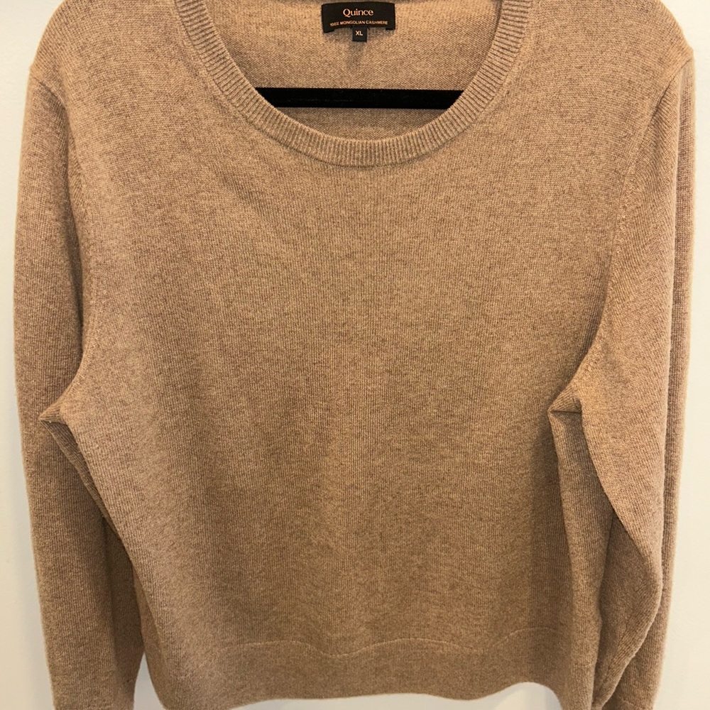 Quince Women's Crewneck Cashmere Sweater - Camel
